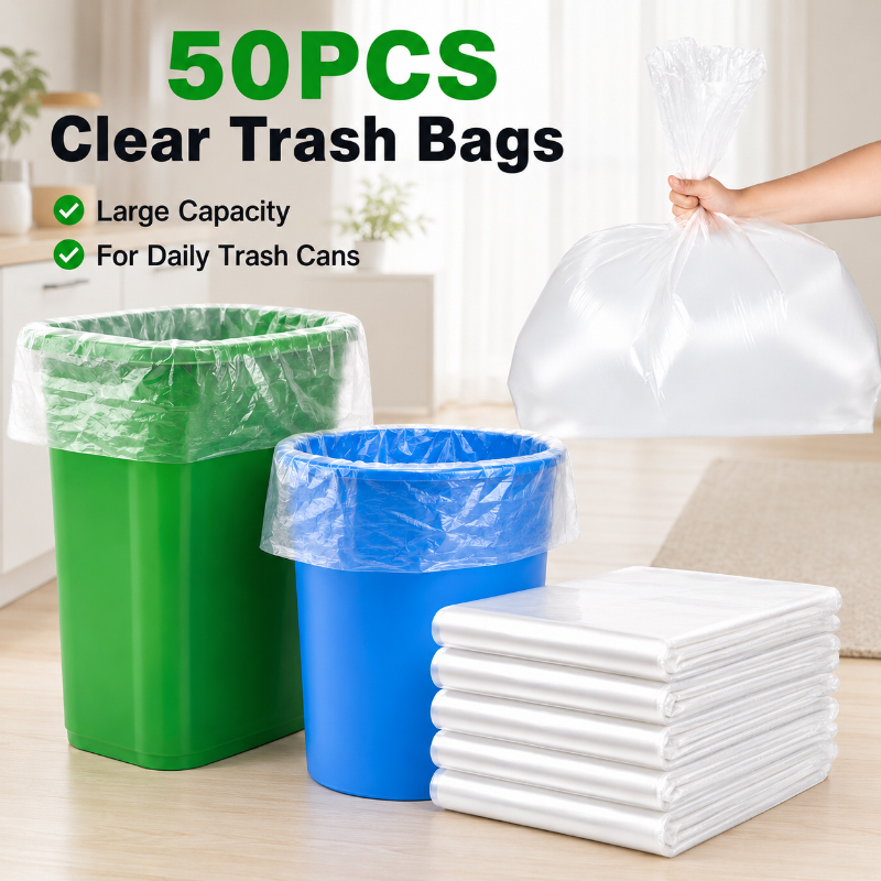 50 Bolsas de Basura Transparen - Commercial Kitchen Bin reseña y precio