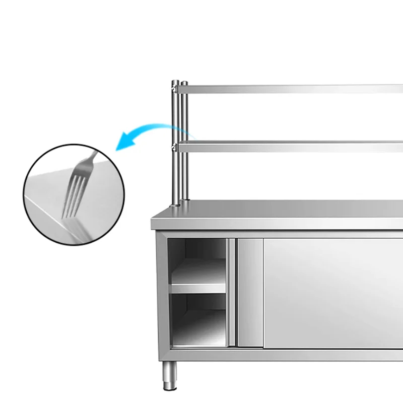 Mesa de Trabajo de Acero Inoxi - Commercial Kitchen Worktops reseña y precio